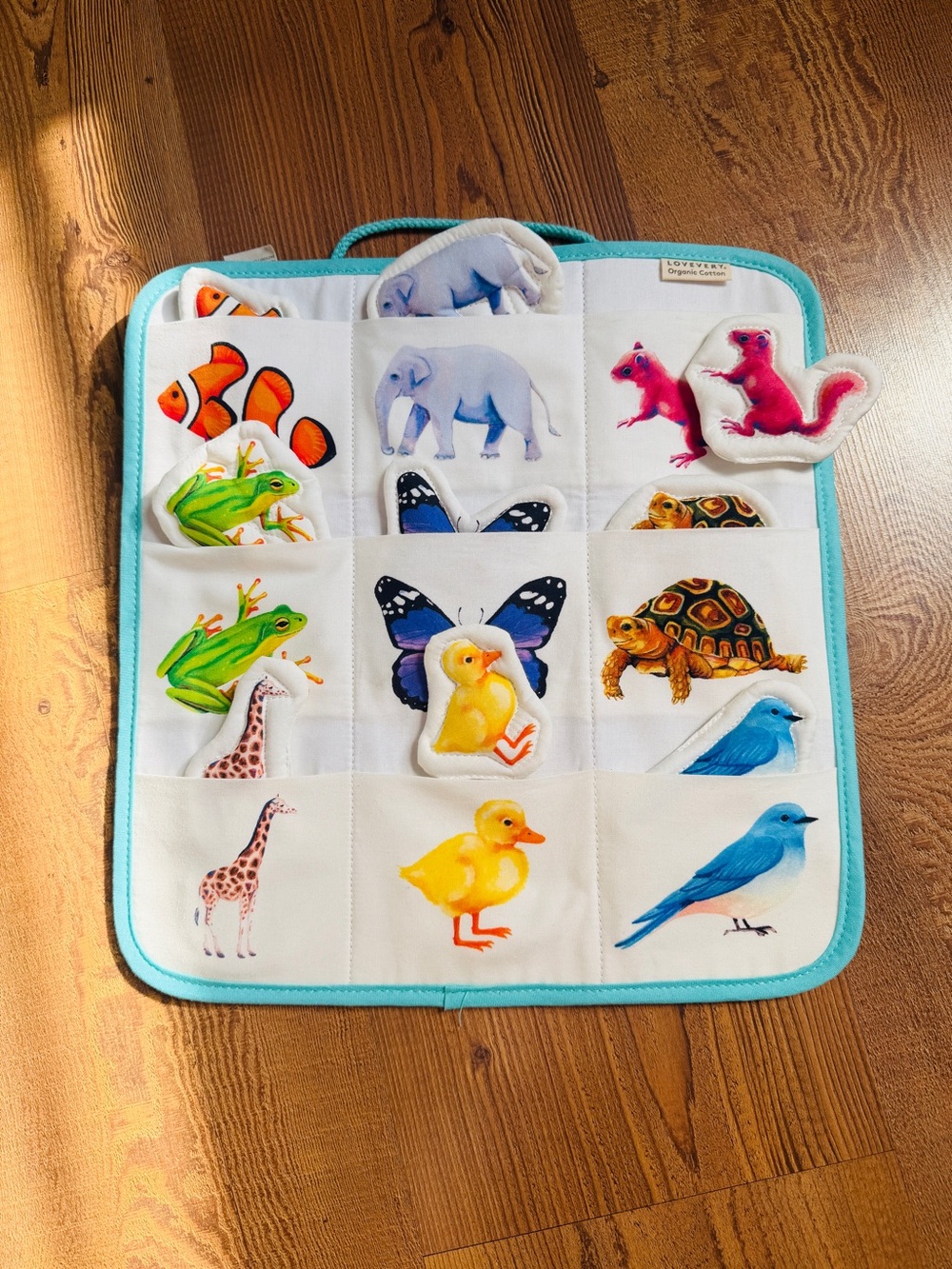 Lovevery Quilted Critter Pockets